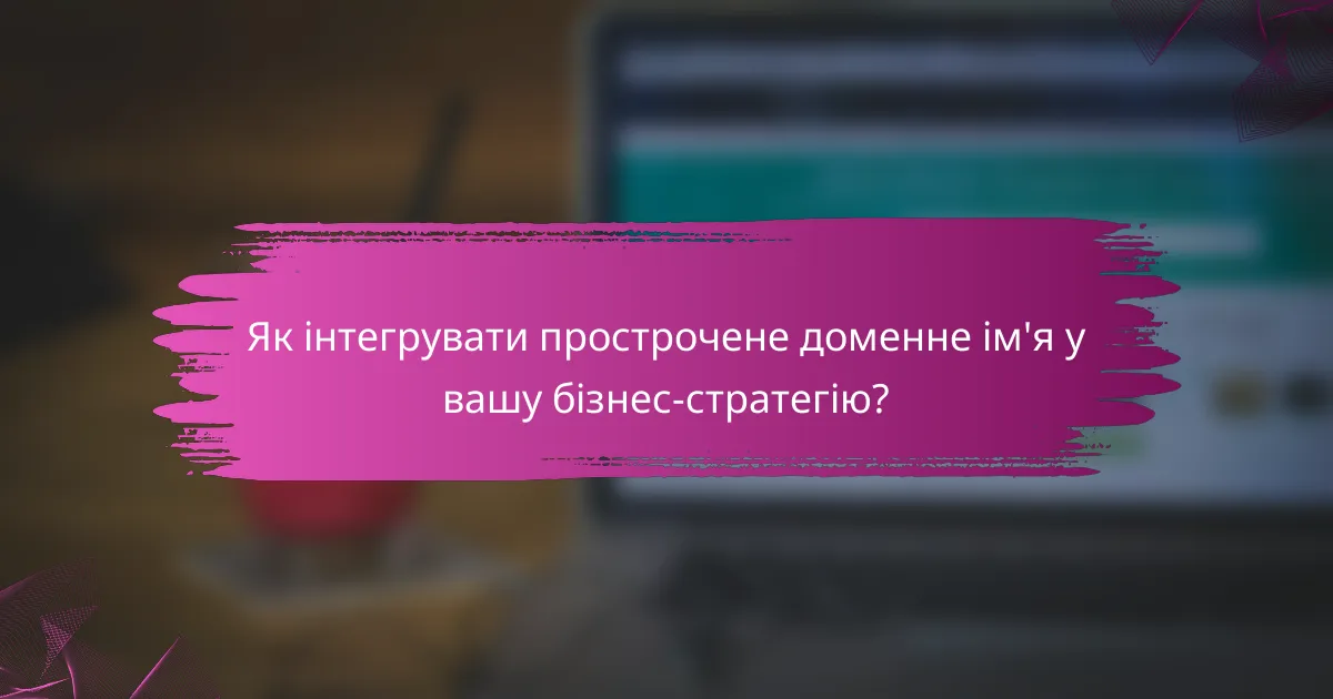 Як інтегрувати прострочене доменне ім'я у вашу бізнес-стратегію?