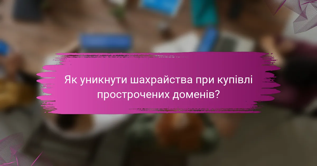 Як уникнути шахрайства при купівлі прострочених доменів?