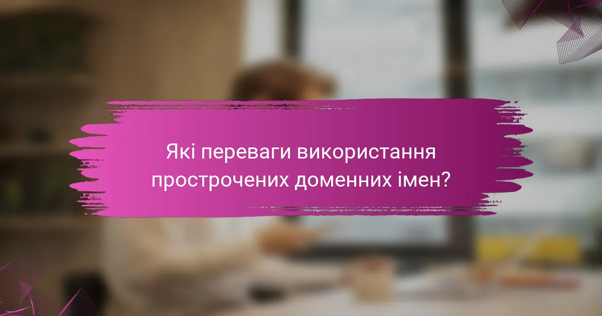 Які переваги використання прострочених доменних імен?